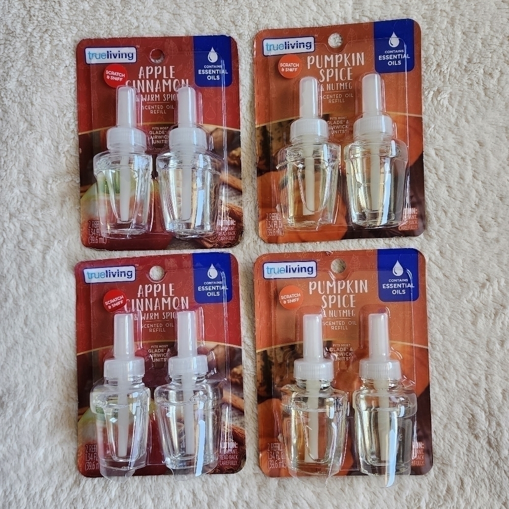 NEW TRUE LIVING limited edition air freshener refills bundle of 4